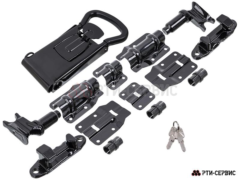 Запор штанговый Ø22 ручка Push NEW (чёрный) - фото 1