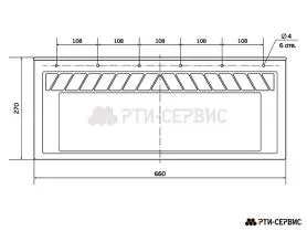 Брызговик 660х270 мм Mercedes Benz - фото 2