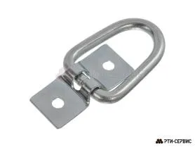 Скоба колебательная горизонтальная, (две части) Zn (цинк) 20 шт. - фото 1